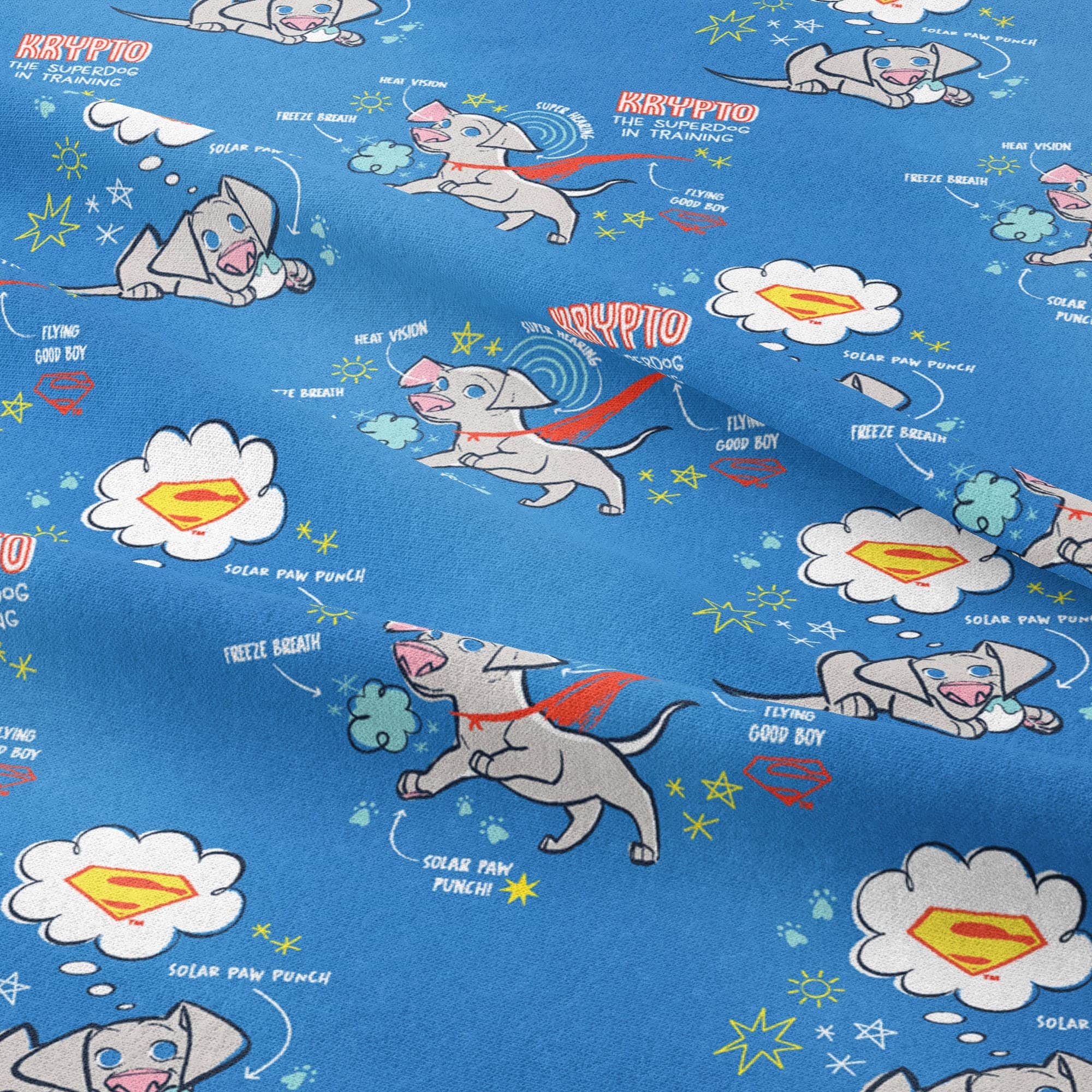 Super Pets™ Krypto Puppy Cotton Precut Fabric